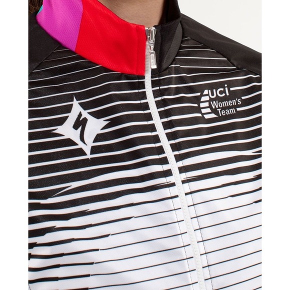 NWOT Women's Lululemon Specialized Cycling Wind Jacket - Size 6 - Black/White - Picture 11 of 11